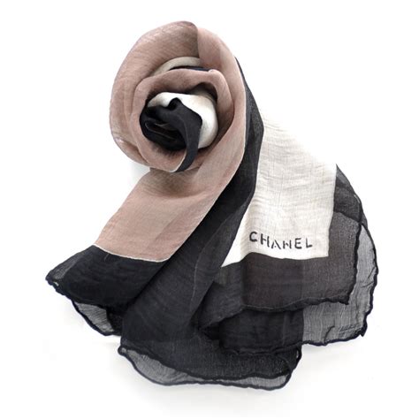 chanel chiffon scarf|Chanel scarf outlet.